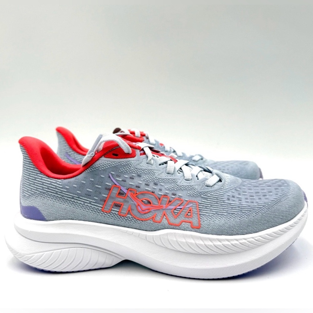 Hoka 💅🌴 MACH 6 Running Shoes Pale Dusk Gull 1147810 PLDS Women's 7.5 8 9 9.5 10 - Picture 1 of 12